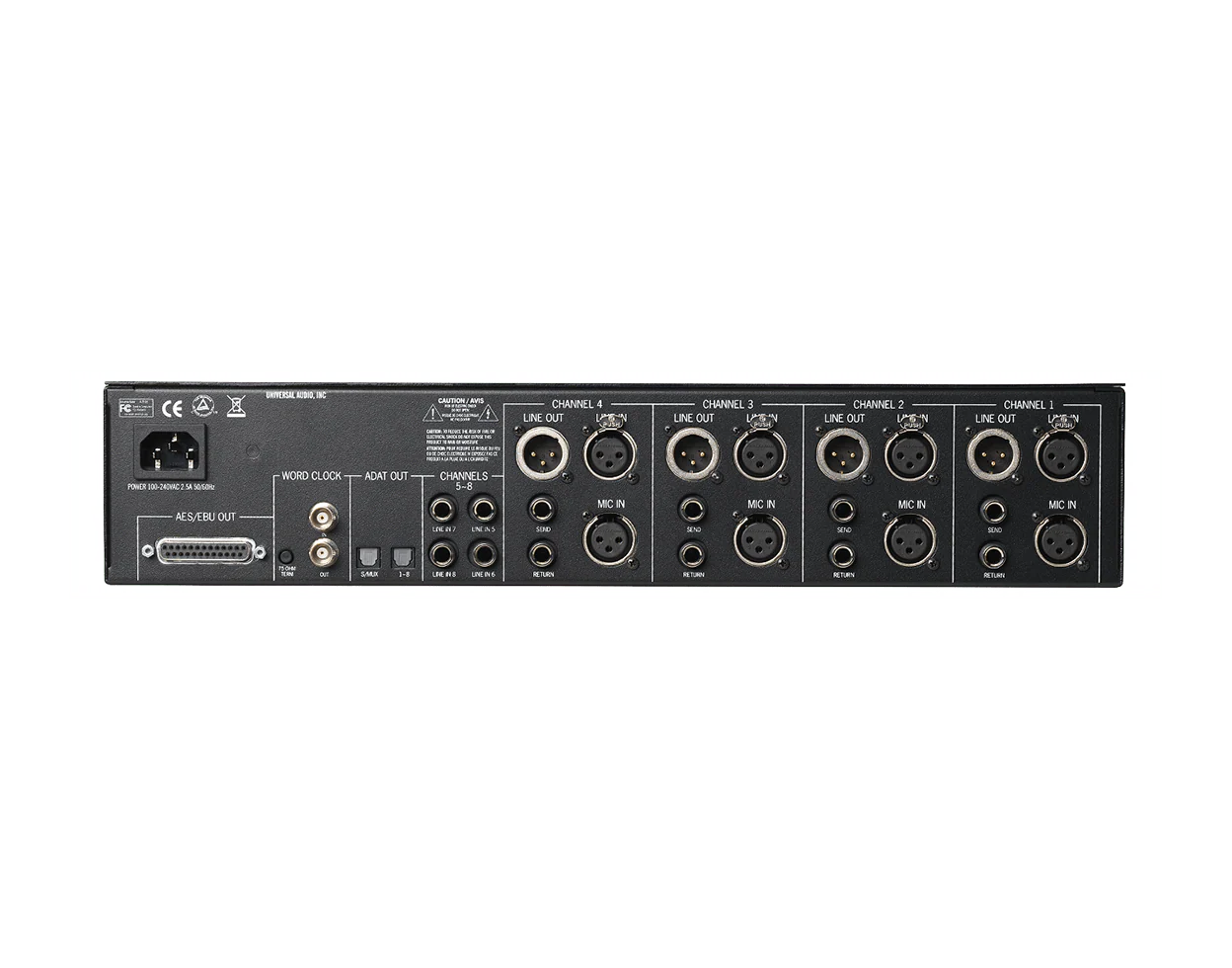 4-710d Four-Channel Tone-Blending Mic Preamp w/ Dynamics - Image 2
